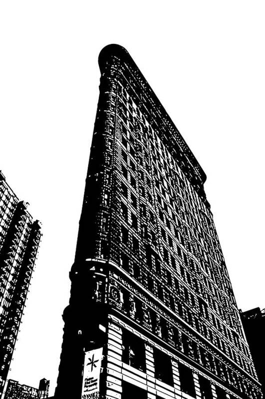 Flatiron Building Art Print featuring the photograph Flatiron Building - NYC by Frank Mari