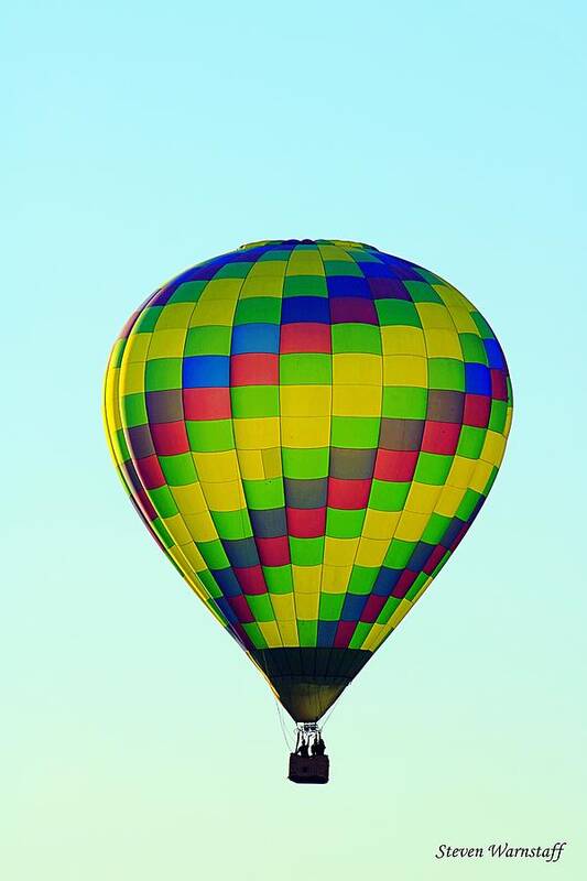 Hot Air Balloon Art Print featuring the photograph Flight by Steve Warnstaff