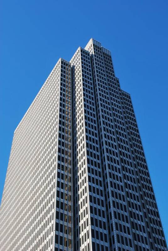 City Art Print featuring the photograph Four Embarcadero Center Office Building - San Francisco - Vertical View by Matt Quest