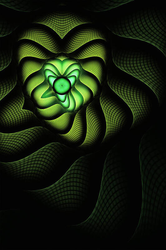 Snake Art Print featuring the digital art Cobra by John Edwards