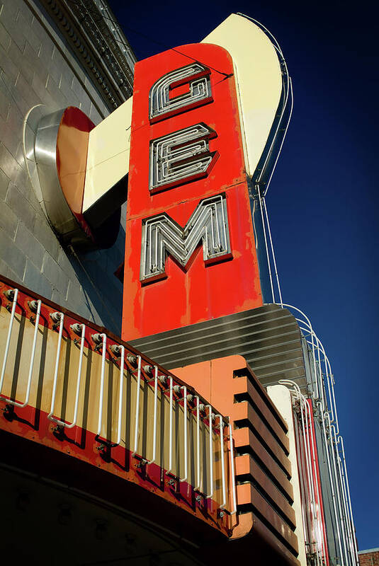 Gem Theatre Art Print featuring the photograph Gem by Bud Simpson