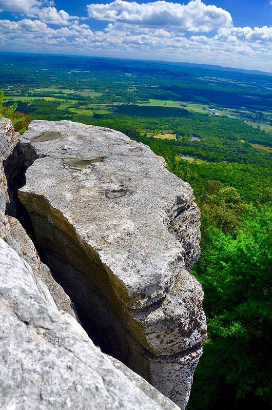 #landscape Art Print featuring the photograph Hiking Minnewaska by Cornelia DeDona