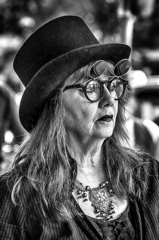 Glasses Art Print featuring the photograph Glasses and a Top Hat by John Haldane