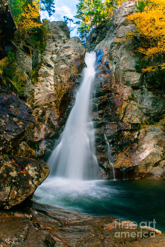 Waterfalls Art Print featuring the photograph Glen Ellis Falls 1 by Claudia M Photography