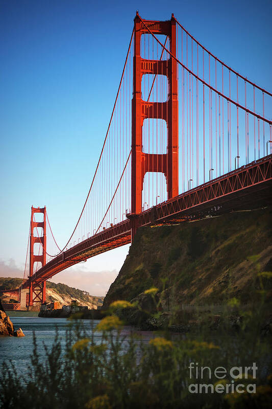 Sfo Art Print featuring the photograph Golden Gate Bridge Sausalito by Doug Sturgess