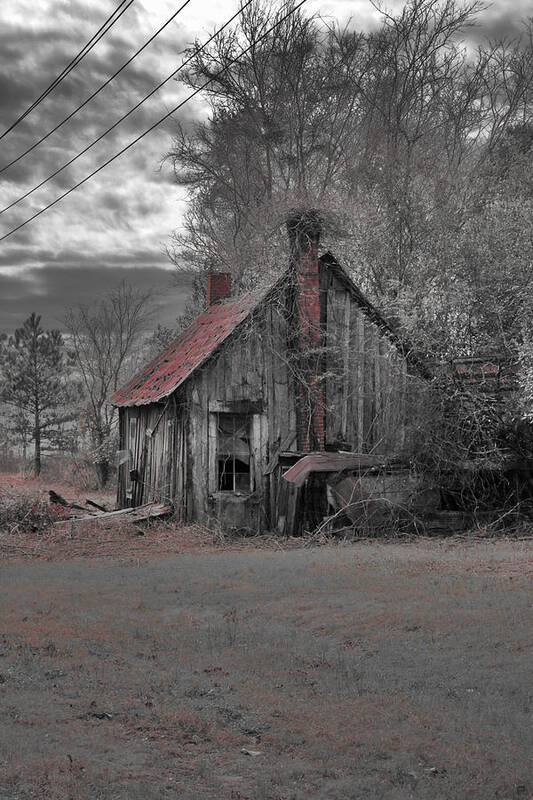 Barn Art Print featuring the photograph Gone by Era by Greg Sharpe