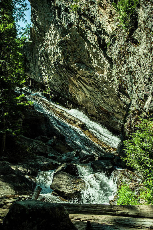 Granite Falls Art Print featuring the photograph Granite Falls Of Ancient Cedars by Troy Stapek