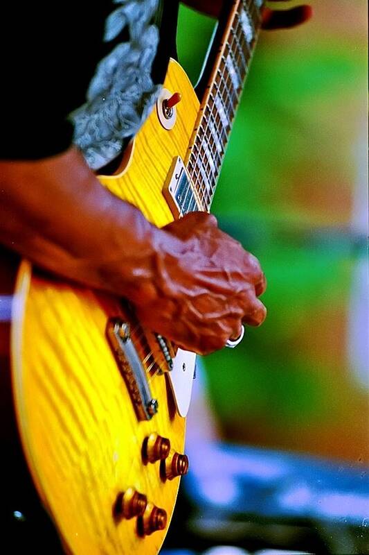 Guitar Art Print featuring the photograph Guitar hand by Bill Jonscher