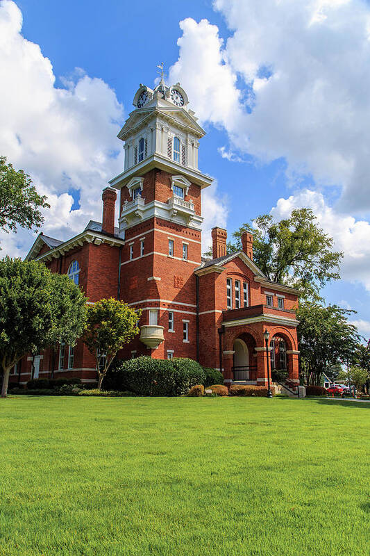 Lawrenceville Art Print featuring the photograph Gwinnett County Historic Courthouse by Doug Camara