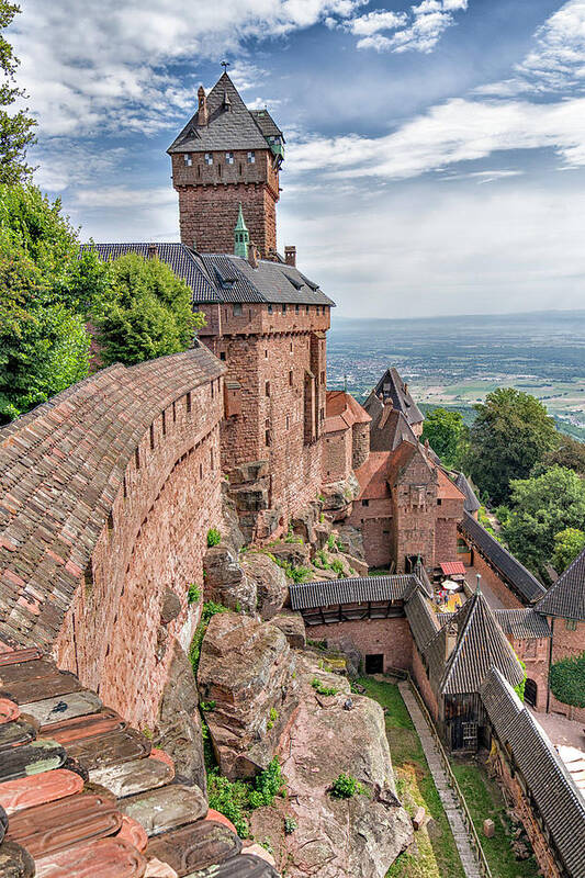 France Art Print featuring the photograph Haut-Koenigsbourg by Alan Toepfer