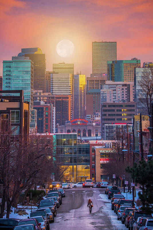Denver Art Print featuring the photograph Headed for the Weekend by Darren White