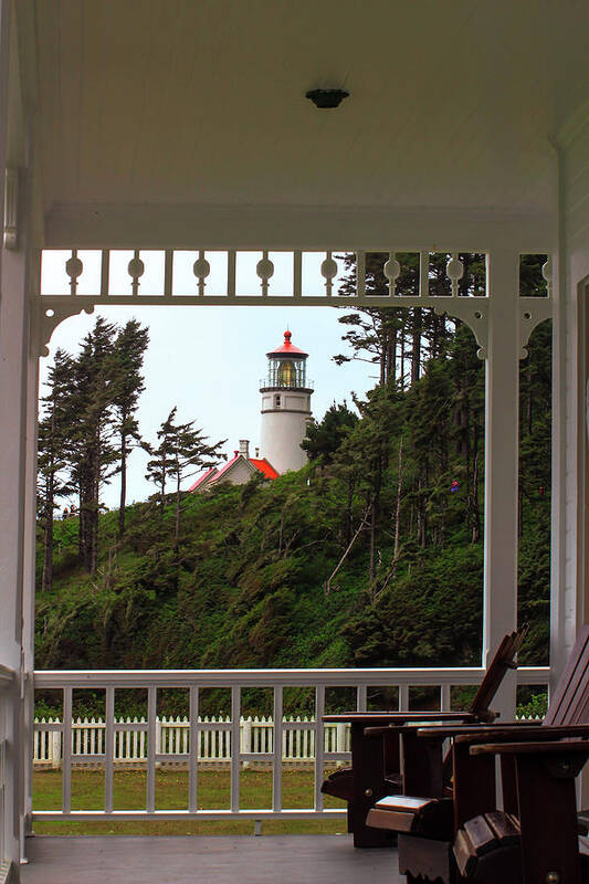 Heceta Art Print featuring the photograph Heceta Lighthouse by Dr Janine Williams