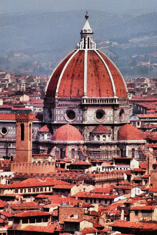 Florence Art Print featuring the photograph Il Duomo by Joe Bonita
