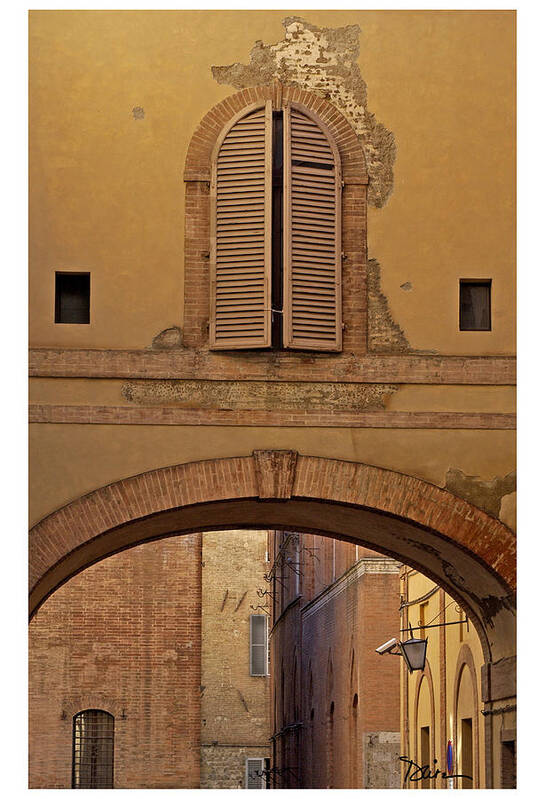 Italy Art Print featuring the photograph Italian Arch by Peggy Dietz