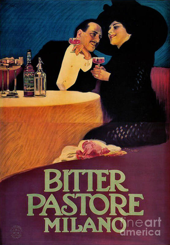 Italian Bitters Ad 1913 Art Print featuring the photograph Italian Bitters Ad 1913 by Padre Art