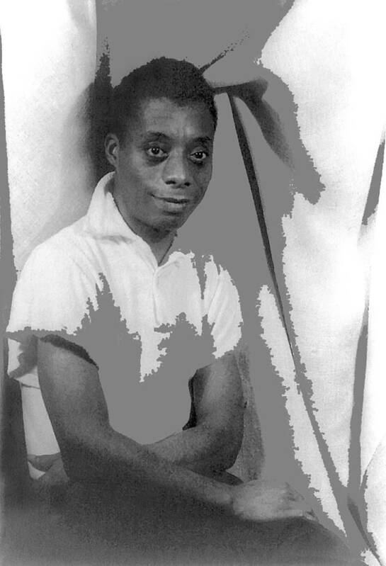 James Baldwin Art Print featuring the photograph James Baldwin, photographed by Carl Van Vechten, 1955-2015 by David Lee Guss