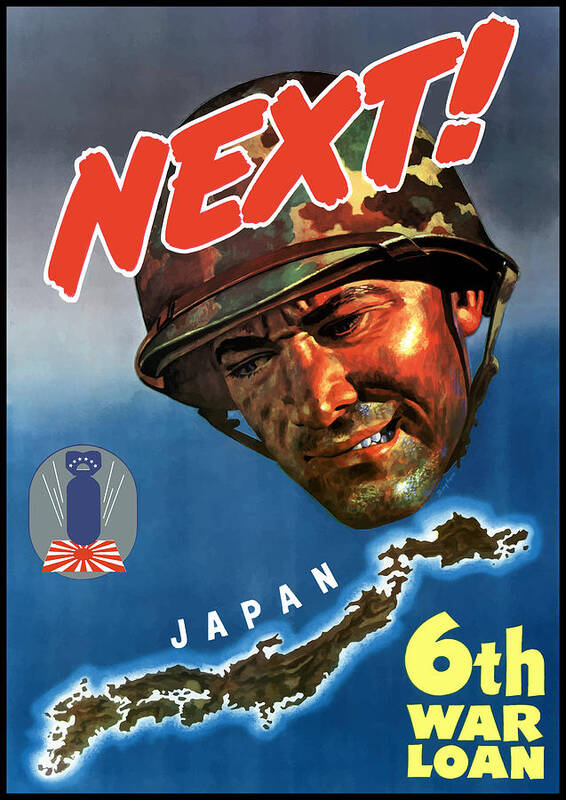 World War Ii Art Print featuring the painting Japan Next World War 2 Poster by War Is Hell Store