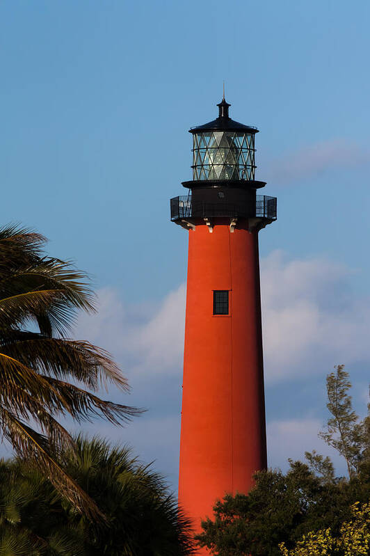 Architecture Art Print featuring the photograph Jupiter Inlet Lighthouse by Ed Gleichman