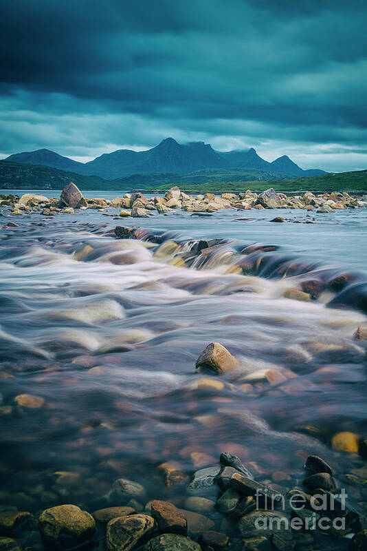 River Art Print featuring the photograph Kyle of Tongue II by David Lichtneker