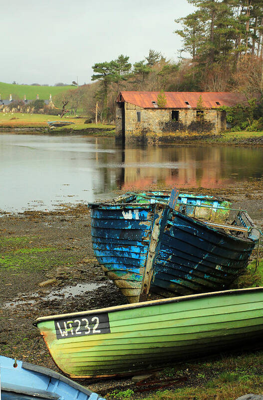 Boats Art Print featuring the photograph Left Behind by Jennifer Robin