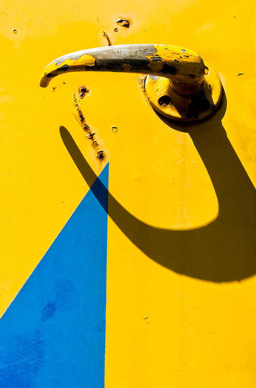 Yellow Art Print featuring the photograph Light, Shadow, Color by David Kay