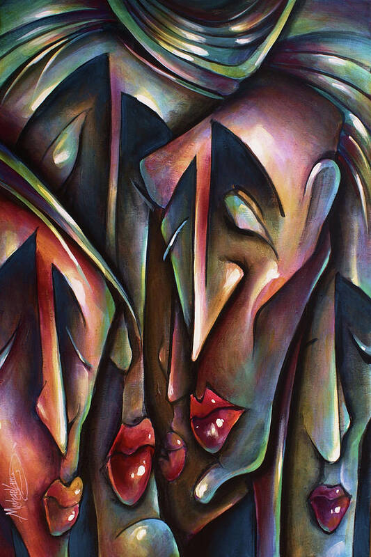 Urban Art Print featuring the painting Lost by Michael Lang
