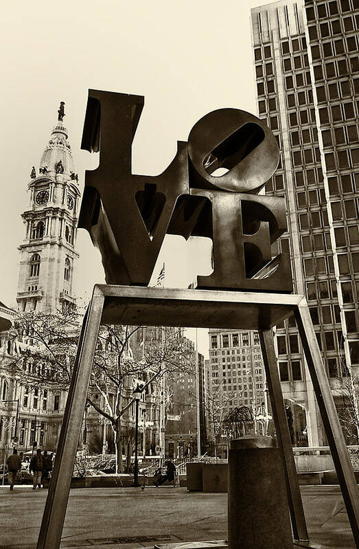 Love Art Print featuring the photograph Love Philadelphia by Jack Paolini
