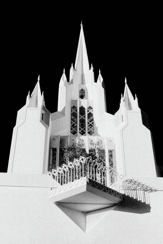 Lds Art Print featuring the photograph LDS Temple - Ca by Paul W Faust - Impressions of Light