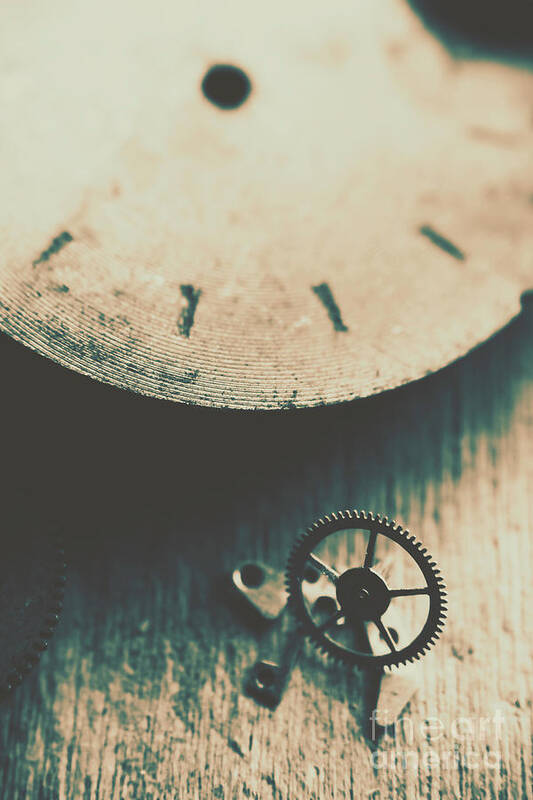 Gear Art Print featuring the photograph Machine time by Jorgo Photography