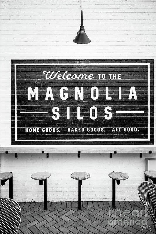 Magnolia Silos Baking Co Art Print featuring the photograph Magnolia Silos Baking Co. by Imagery by Charly