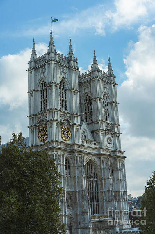 Westminster Abbey Art Print featuring the photograph Majestic Westminster Abbey by Mike Reid