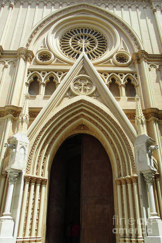 Malaga's Churches Art Print featuring the photograph Malaga Church 2 by Randall Weidner