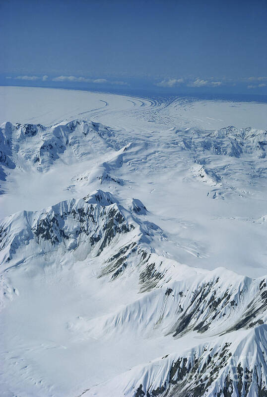 Glacier Art Print featuring the photograph Malaspina Glacier by Joseph Rychetnik