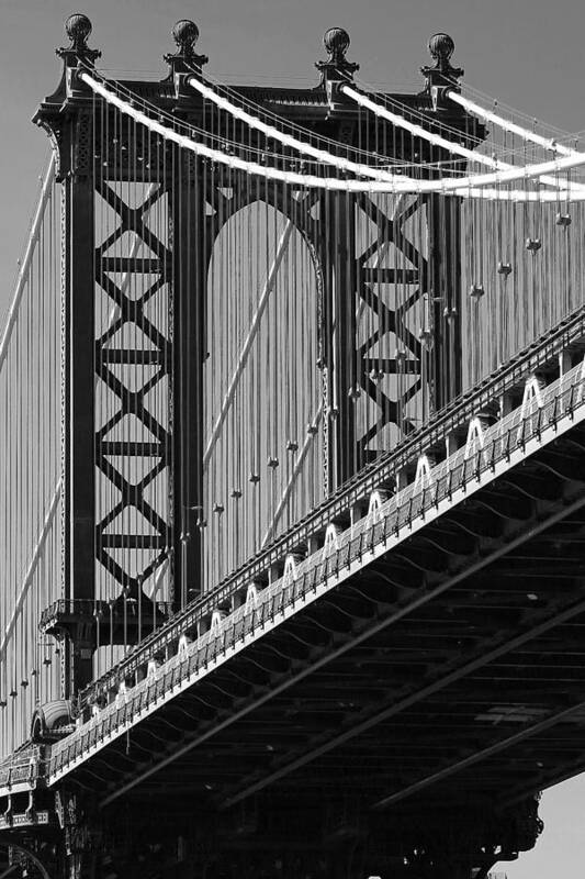 Brooklyn Art Print featuring the photograph Manhattan Bridge by Steve Parr
