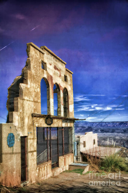 Jerome Art Print featuring the photograph Market Ruins in Jerome by Teresa Zieba