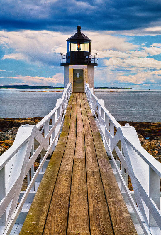 Lighthouses Art Print featuring the photograph Marshall Point Lt. by Fred LeBlanc
