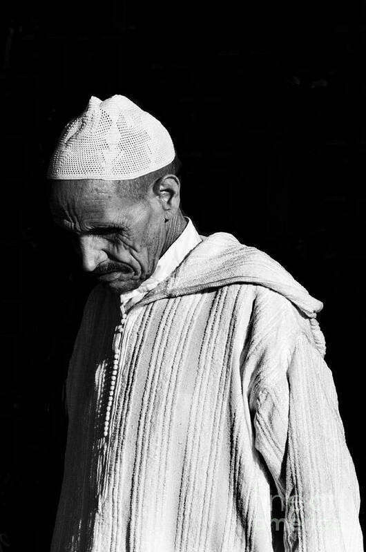 Marrakesh Art Print featuring the photograph Medina man 2 by Marion Galt