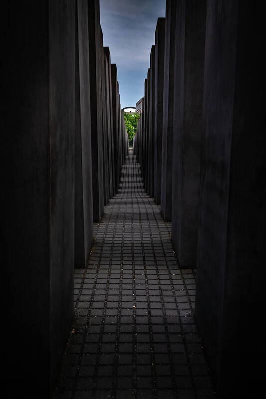 Berlin Art Print featuring the photograph Memorial for the Murdered Jews of Europe by Framing Places