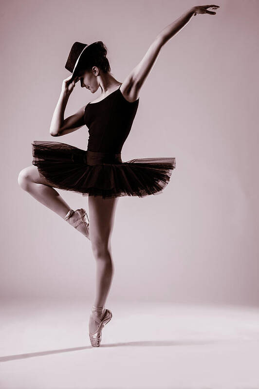 Dance Art Print featuring the photograph Michael on Pointe 2 by Monte Arnold