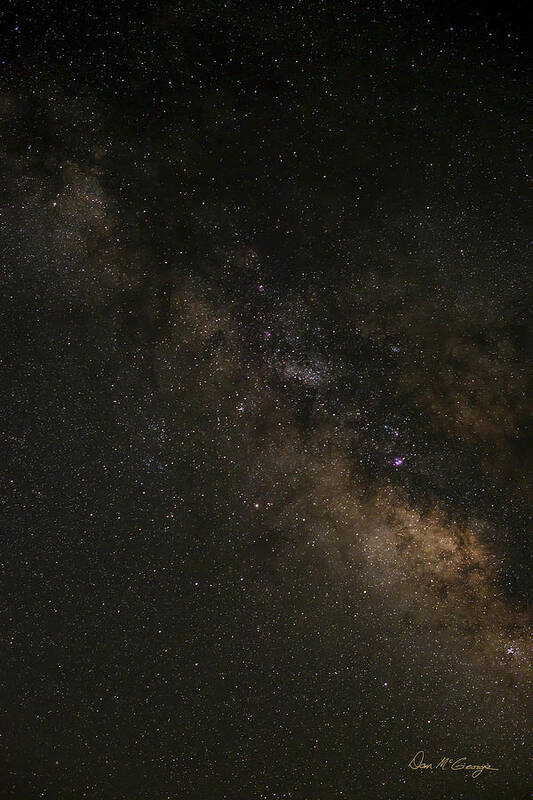 Night Sky Art Print featuring the photograph Milky Way by Dan McGeorge