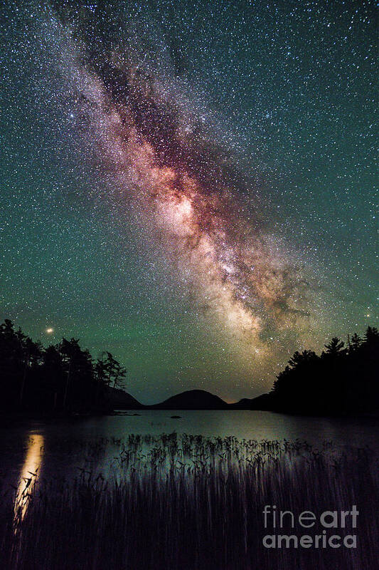 2018 Art Print featuring the photograph Milky Way over Eagle Lake by Craig Shaknis