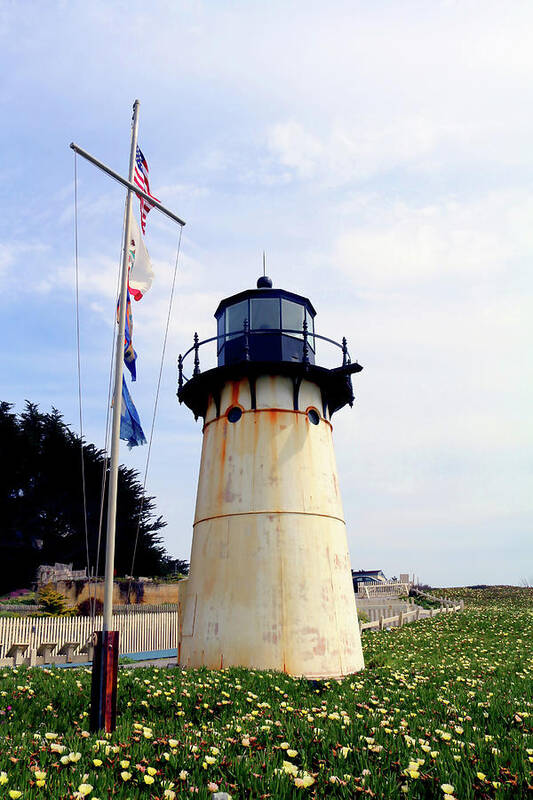 Lighthouses Art Print featuring the photograph Montara Light by Art Block Collections