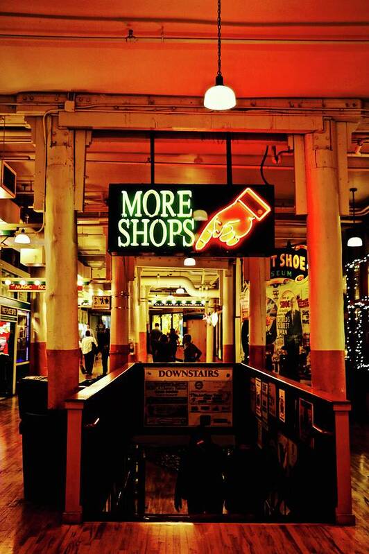  Art Print featuring the photograph More Shops by Brian Sereda