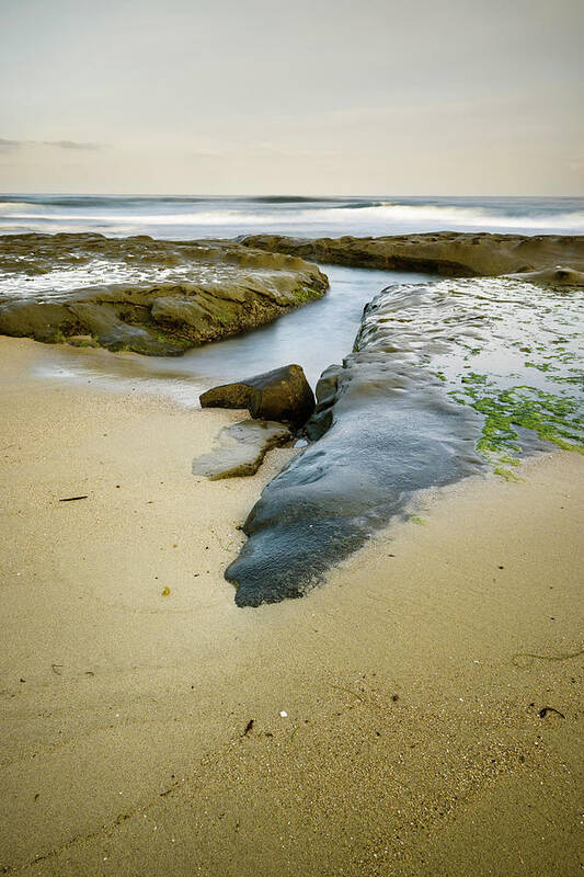 La Jolla Art Print featuring the photograph Morning at Hospital Point by Alexander Kunz