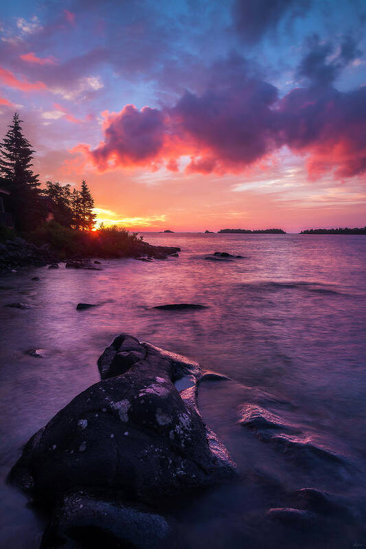 Isle Royale Art Print featuring the photograph Morning On Isle Royale by Owen Weber