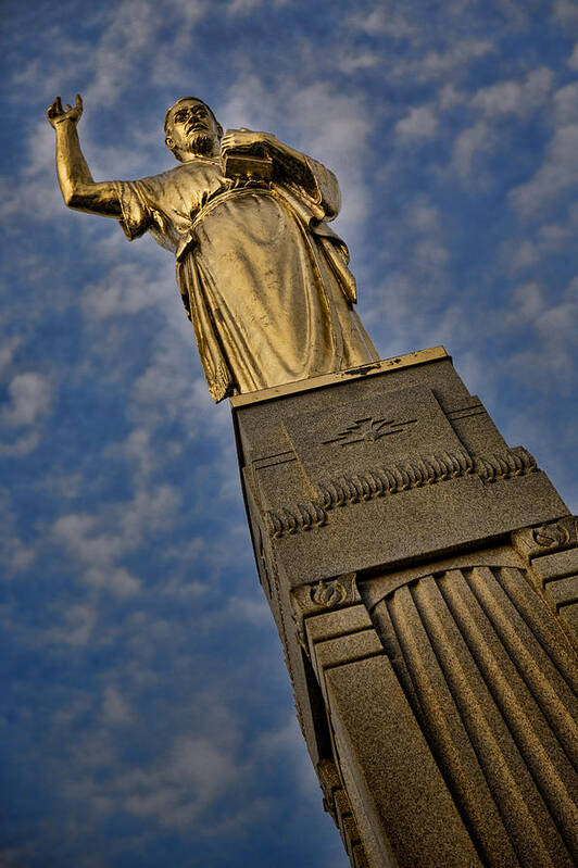 Maroni Art Print featuring the photograph Moroni - Hill Cumorah by Stephen Stookey