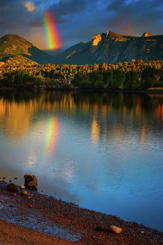 Colorado Art Print featuring the photograph Mountain Rainbows by John De Bord