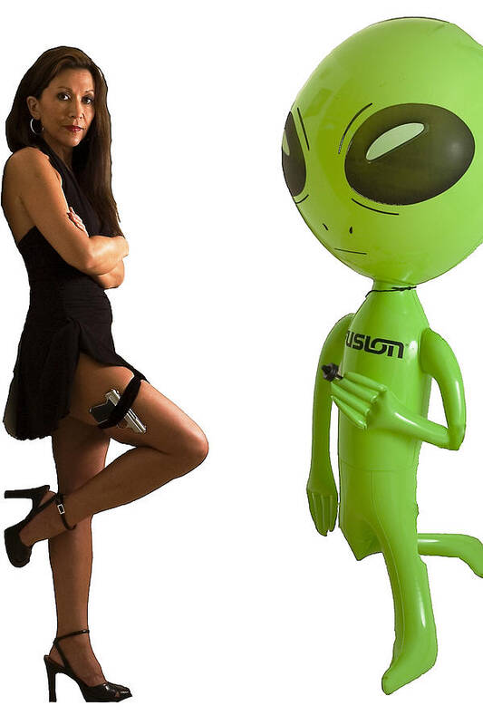 Model Art Print featuring the photograph Mr. And Mrs Alien by Richard Henne