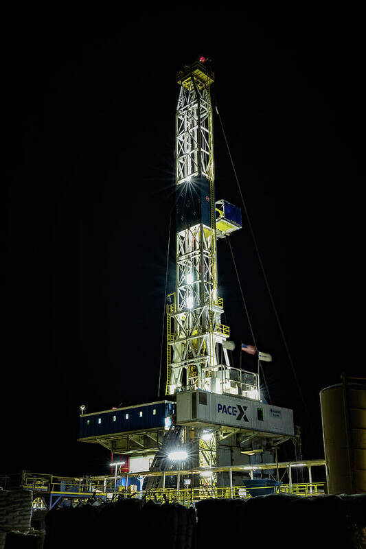 Drilling Rig Art Print featuring the photograph Nabors X09 by Jonas Wingfield
