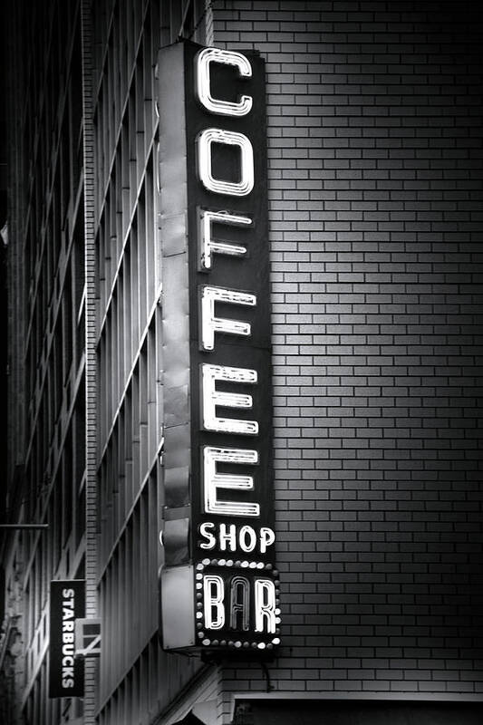 New York City Art Print featuring the photograph New York City Coffee House by Mark Andrew Thomas